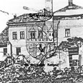 Ein Zerschossen' Rathaus