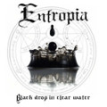 Black drop in clear water