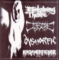 EMBALMING THEATRE/JIGSORE/DYSMORFIC/KADAVERFICKER 4way splitEP