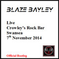 Blaze Bayley Live At Crowley's Rock Bar Swansea 07/11/14