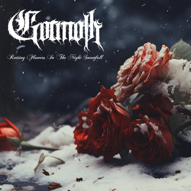 Rotting Flowers In The Night Snowfall