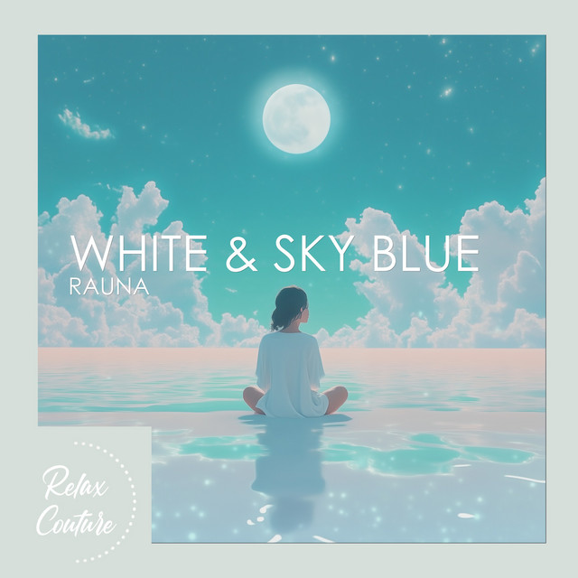 White & Sky Blue